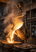 Equipment Profile: Foundry Ladle & Overhead Crane Pouring System - Powertrake Group